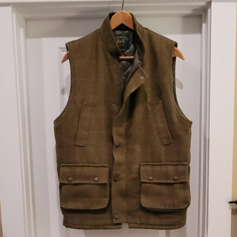 Mens Derby Tweed Waistcoat Gilet Vest
